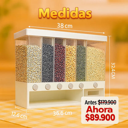 Dispensador de granos 7 puestos