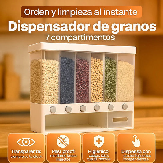 Dispensador de granos 7 puestos