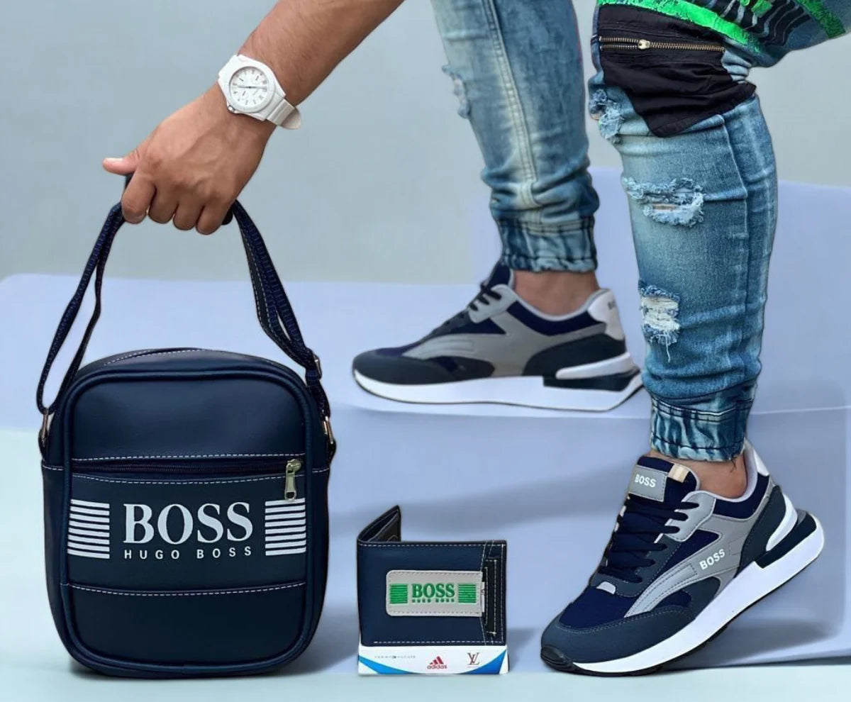Combo Bolso+Tennis Tipo Hugo BOSS (GRATIS LA CARTERA)