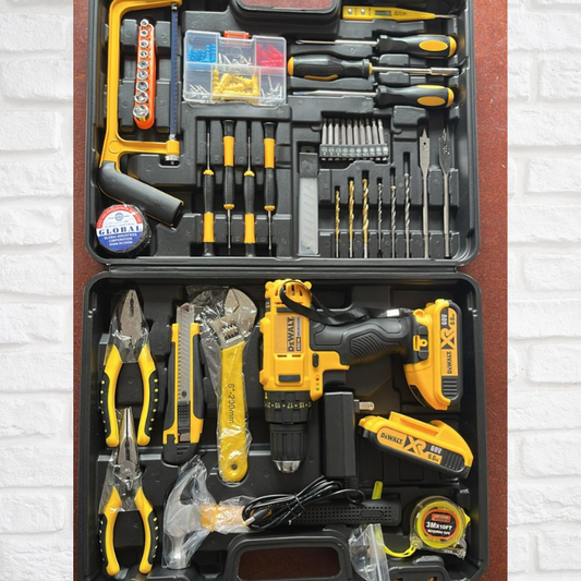 Taladro de 60V con Kit de Herramientas + Accesorios