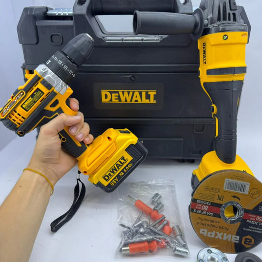 combo taladro-pulidora de 98V Inalambricos (1 Año de GARANTIA Por Defecto De Fabrica)