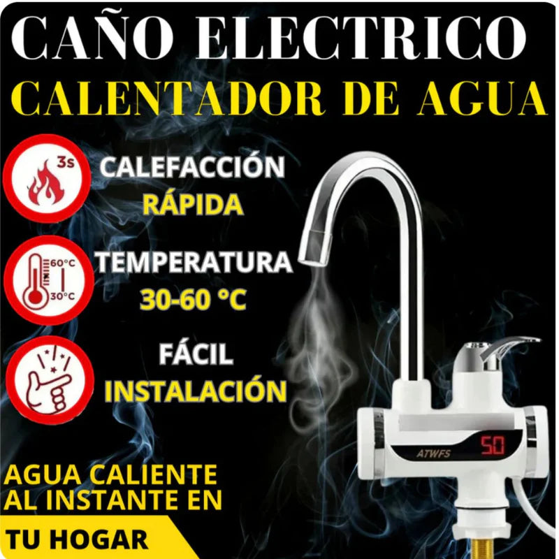 Grifo Eléctrico Calentador de Agua TurboHot