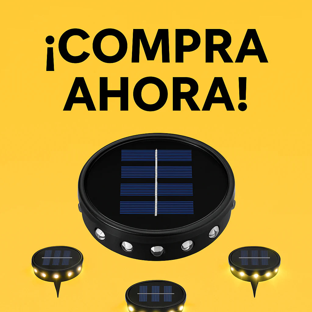 Lámparas Solares LED para Exteriores – ¡Ilumina tu Hogar con el Pack Ahorro!