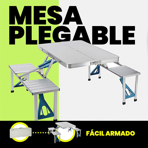 Mesa para picnic plegable DELUXE