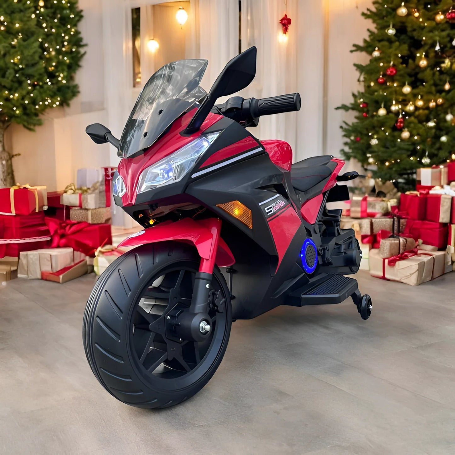 Moto Electrica🤩 Llantas de goma y encendido con llave💪 oferta de Black Friday con 37% de Descuento