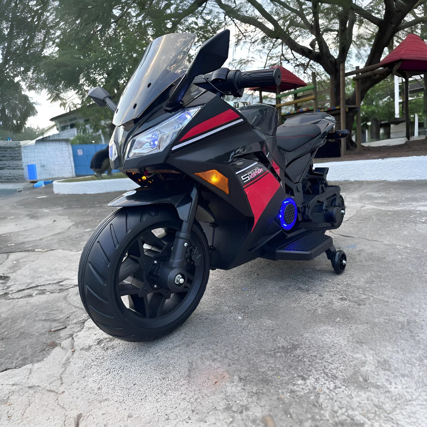 Moto Electrica🤩 Llantas de goma y encendido con llave💪 oferta de Black Friday con 37% de Descuento