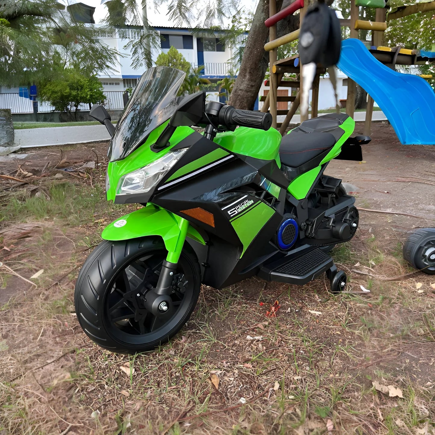 Moto Electrica🤩 Llantas de goma y encendido con llave💪 oferta de Black Friday con 37% de Descuento