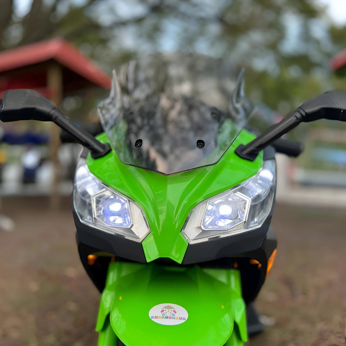 Moto Electrica🤩 Llantas de goma y encendido con llave💪 oferta de Black Friday con 37% de Descuento