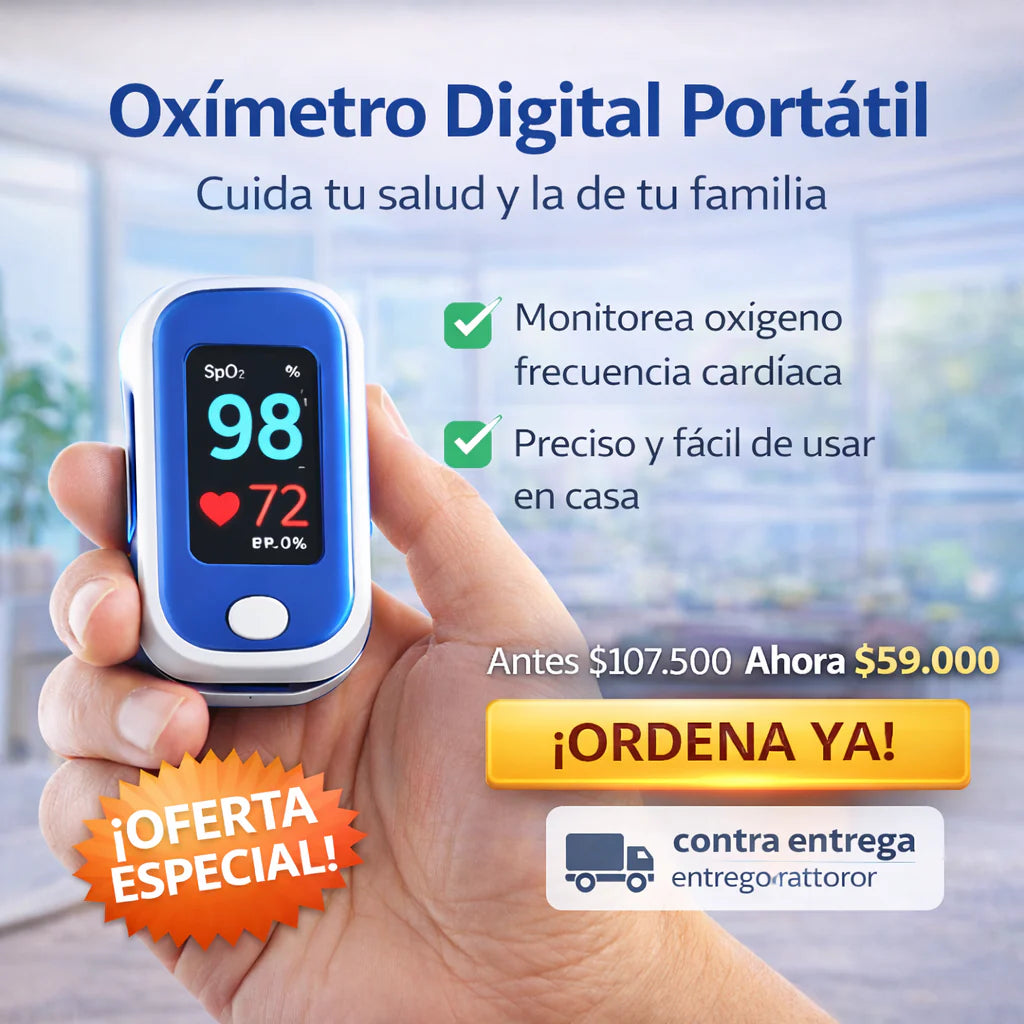 OXÍMETRO DE PULSO DIGITAL FINGERTIP