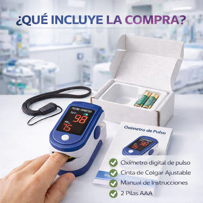 OXÍMETRO DE PULSO DIGITAL FINGERTIP