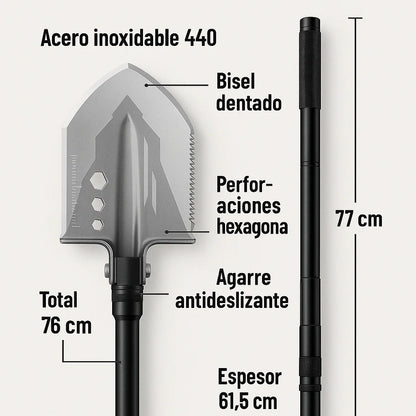 Pala tactica Multi-herramienta
