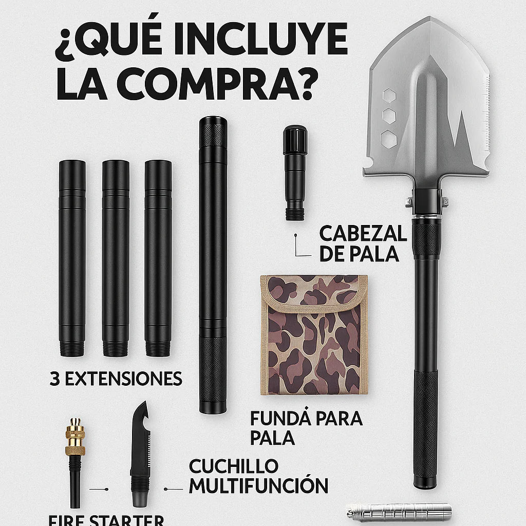 Pala tactica Multi-herramienta