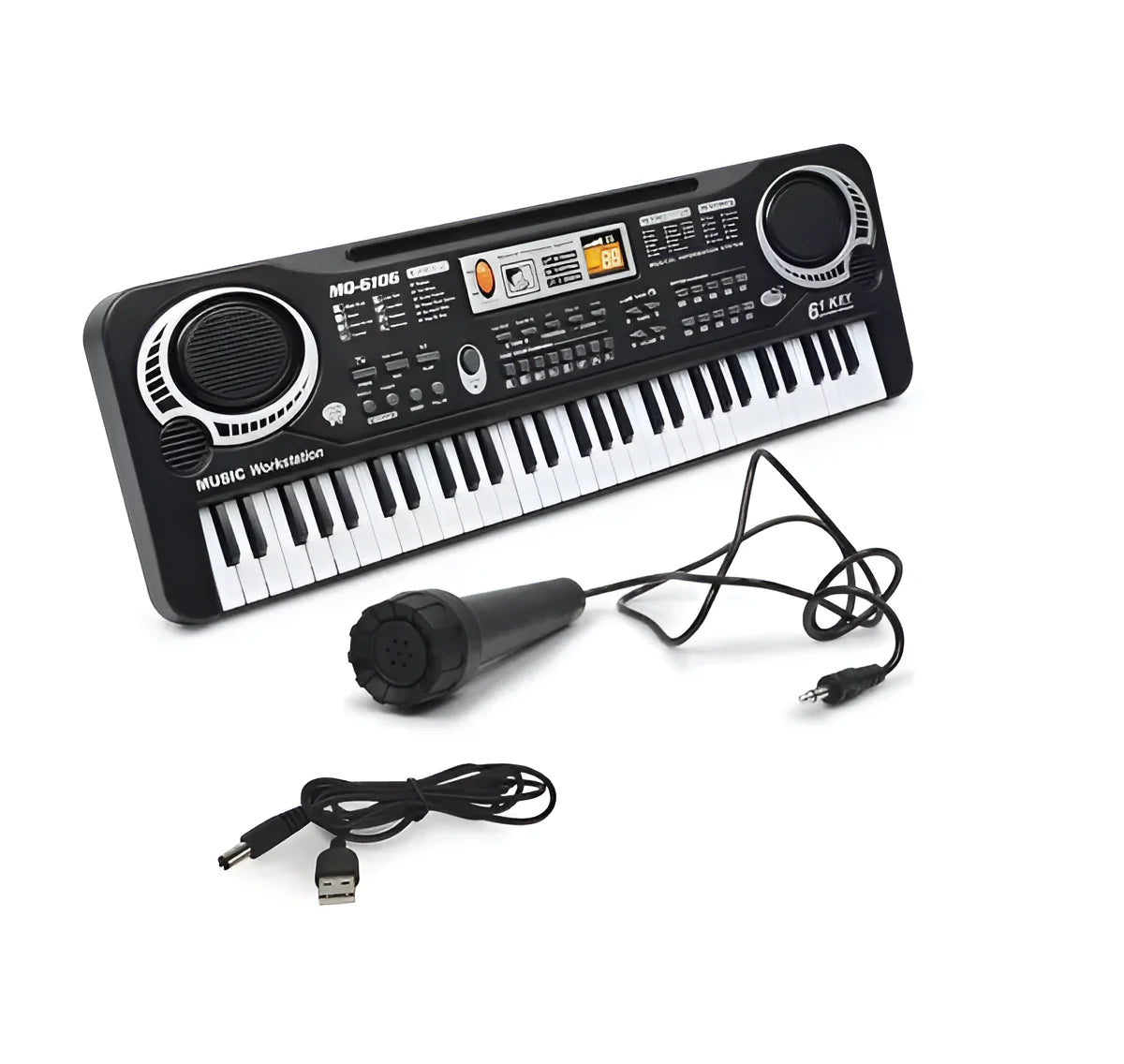 🎉 ¡Black Friday! Piano Infantil 61 Teclas + Micrófono 🎤 ¡Descuento 49%!