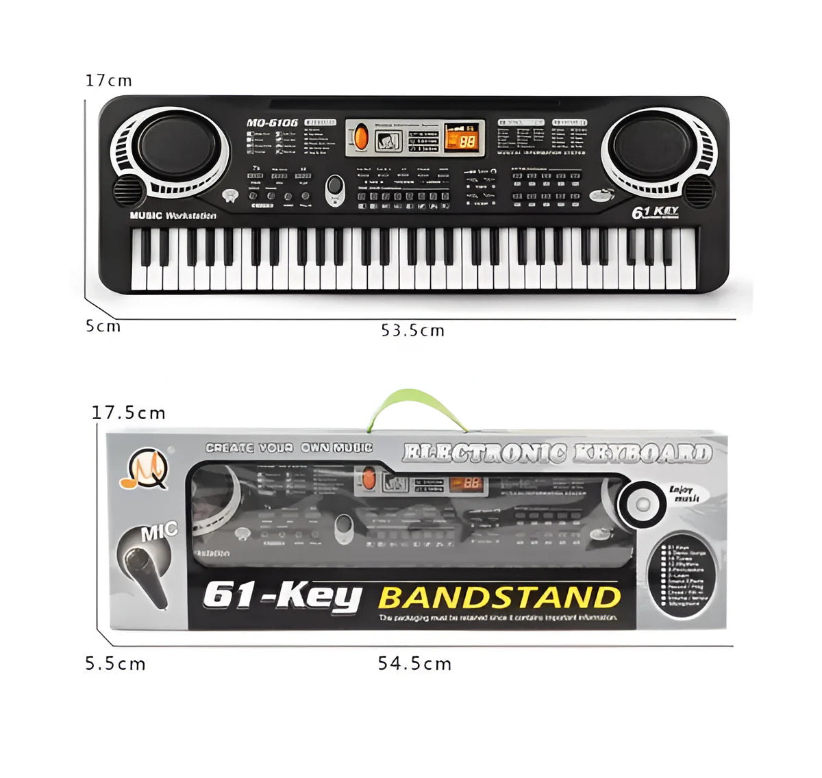 🎉 ¡Black Friday! Piano Infantil 61 Teclas + Micrófono 🎤 ¡Descuento 49%!