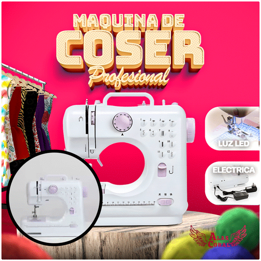 Maquina Profesional de 12 Puntadas