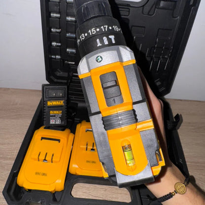 Taladro de 36V Inalambrico con Accesorios y un set de raches GRATIS