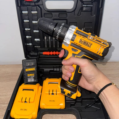 Taladro de 36V Inalambrico con Accesorios y un set de raches GRATIS