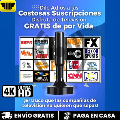 Antena tdt para ver programas totalmente GRATIS + Regalo sorpresa🤩