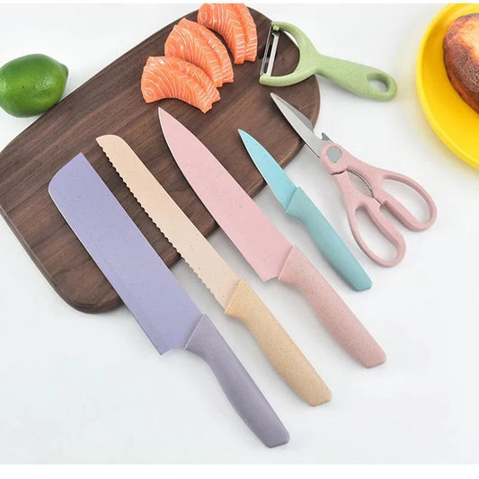 Set X6 Cuchillos De ACERO INOXIDABLE