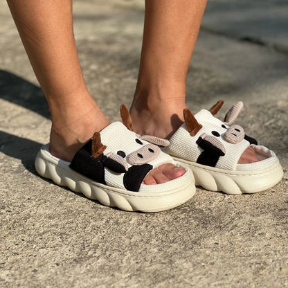 Sandalias de Vaquitas Super Afelpadas Y Cómodas