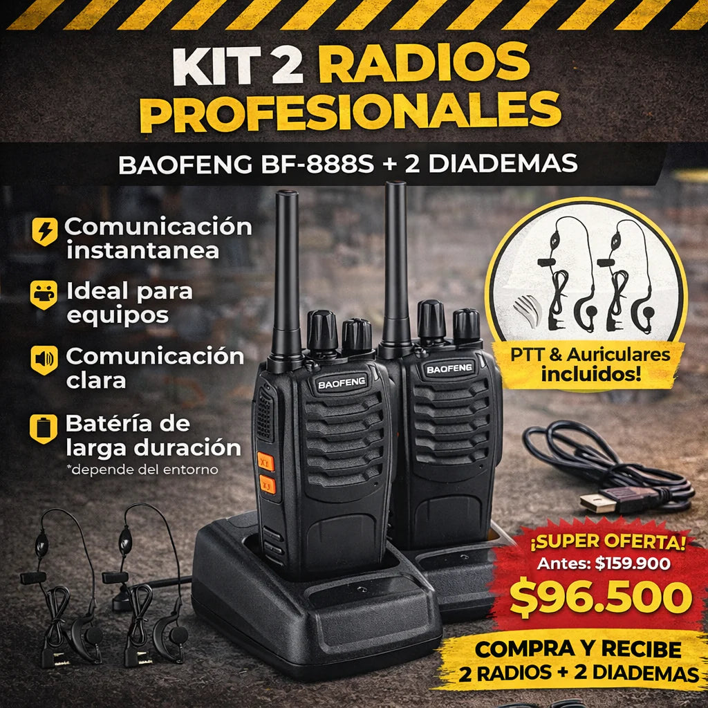 Radios Baofeng Bf888s X2 Premium