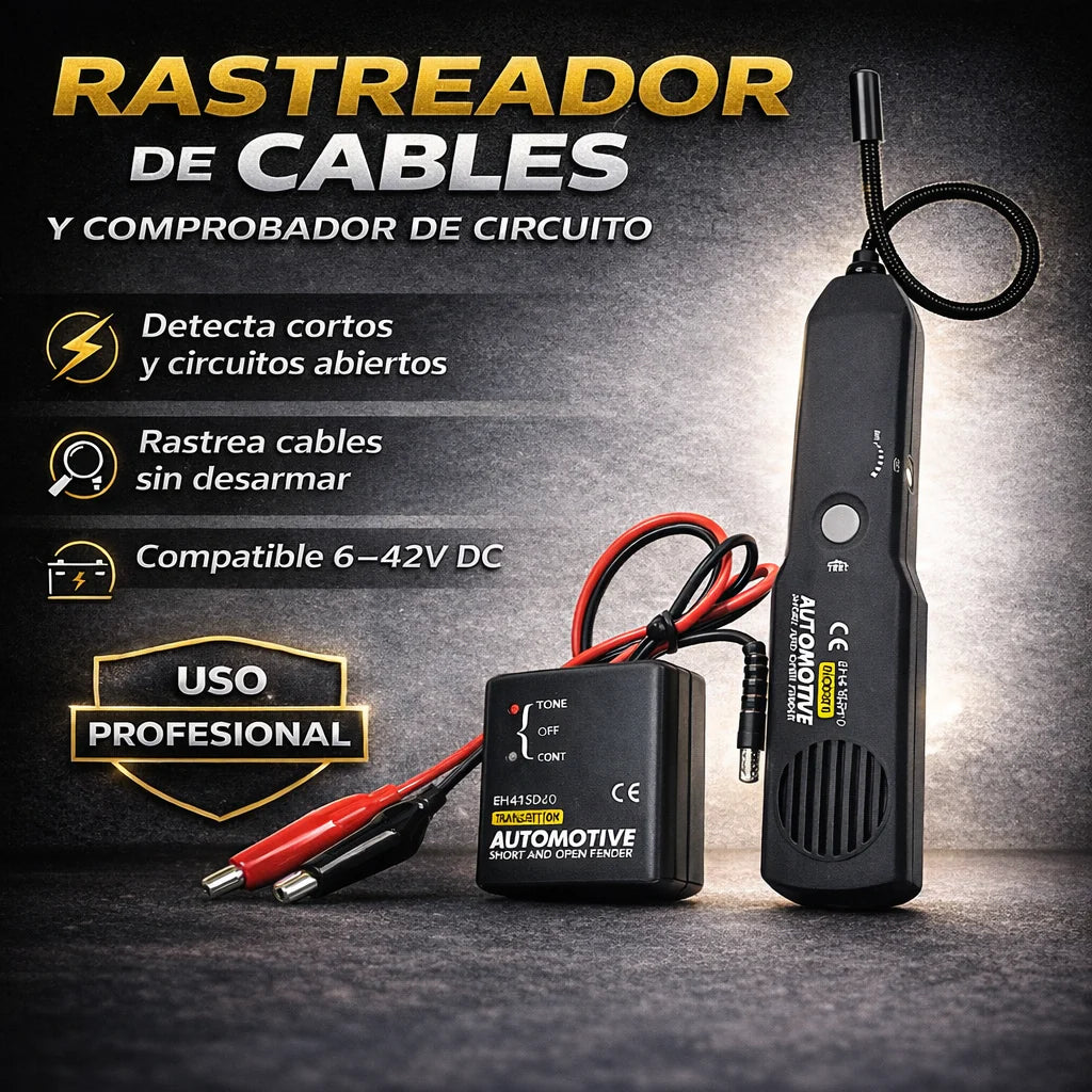 Rastreador Cables y Comprobador Circuito