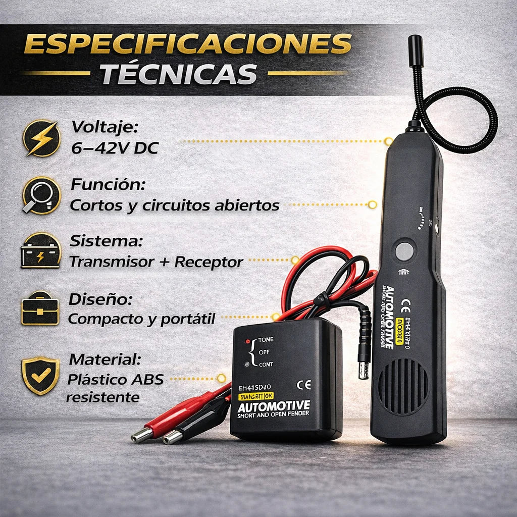Rastreador Cables y Comprobador Circuito