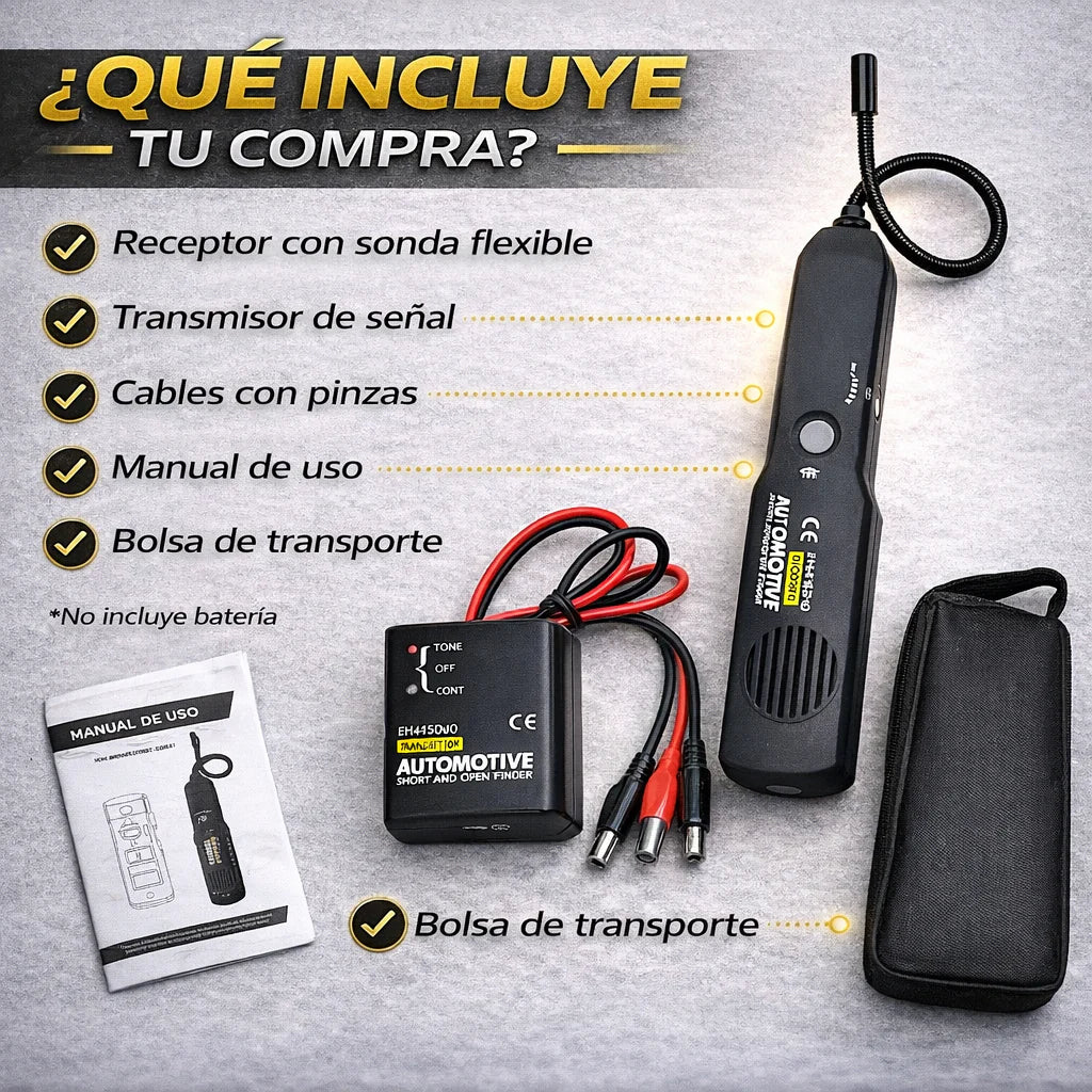 Rastreador Cables y Comprobador Circuito