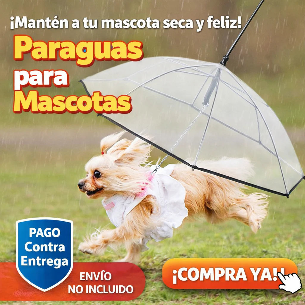 paraguas para mascotas