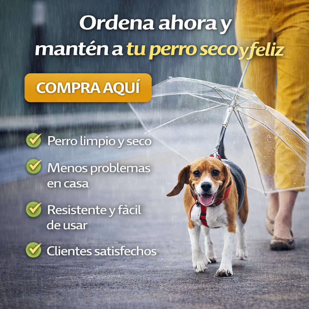 paraguas para mascotas