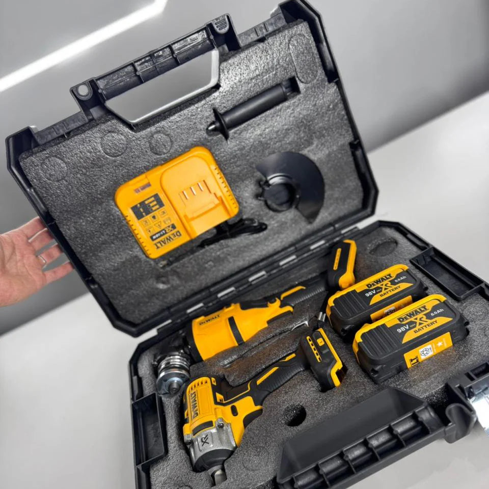 Taladro de alto impacto y Pulidora inalámbricos de 98V Para Trabajo pesado