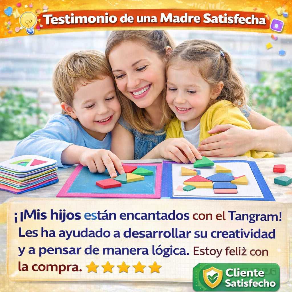 Tangram Magnetico En Libro Montessori
