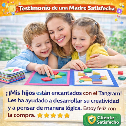 Tangram Magnetico En Libro Montessori