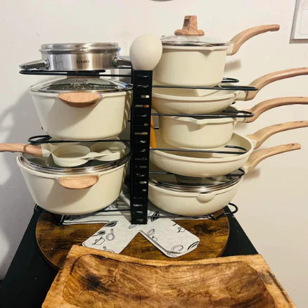 ProFlex™ Organizador de Ollas (E-Book GRATIS de cocina)