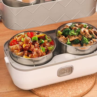 LONCHERA ELÉCTRICA Y VAPORERA MULTIUSOS 3 EN 1