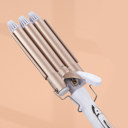 Rizador Ondulador Pinza 3 Tubos Pro + Cepillo Secador Voluminizador One-step