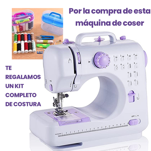 MÁQUINA DE COSER PROFESIONAL (TE REGALAMOS UN KIT COMPLETO DE COSTURA)