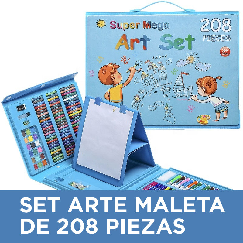 SET ARTE MALETA DE 208 PIEZAS