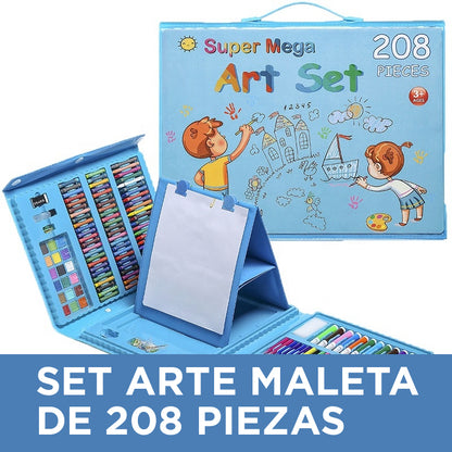 SET ARTE MALETA DE 208 PIEZAS