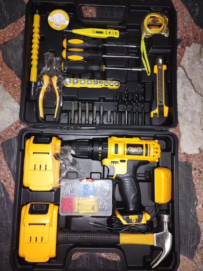 kit de taladro con herramientas de 24V
