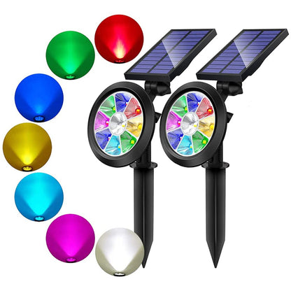 Luces LED automáticas para jardín