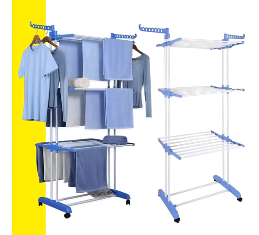 Innotic Tendedero de 3 niveles plegable (ahorra hasta 5 veces mas espacio)